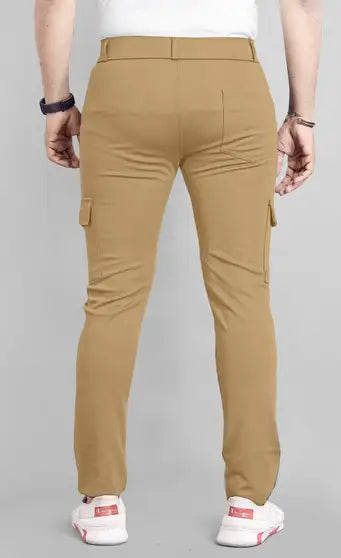 Men Lycra Cargos