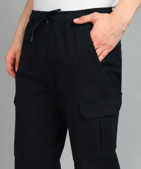 Men Pure Cotton Cargos