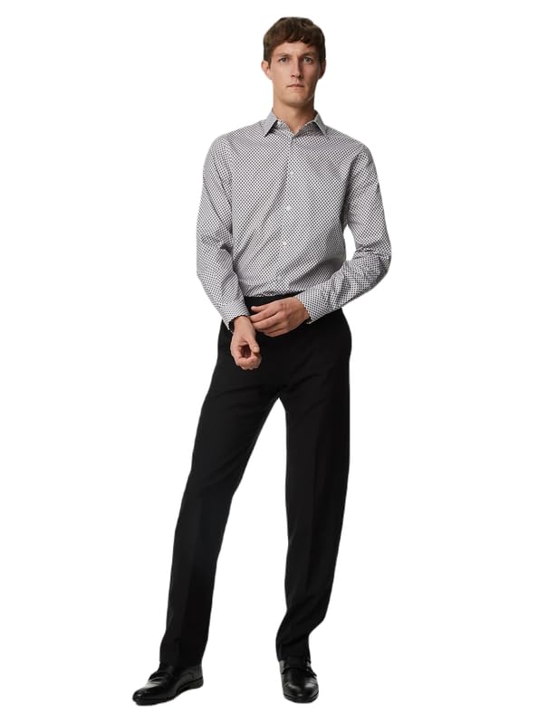 Marks & Spencer Men's Cotton Solid Regular Fit Shirt