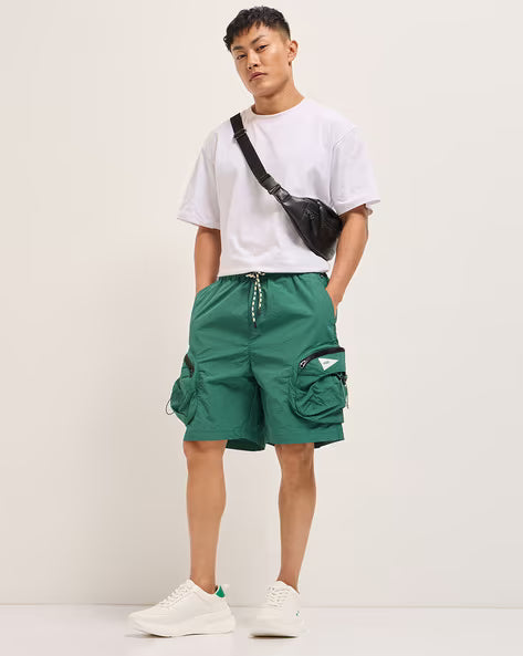 THE BEAR HOUSE Men Regular Fit Cargo Shorts