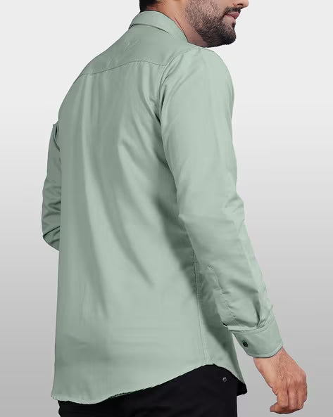 NEONOMAD Men Regular Fit Spread-Collar Shirt