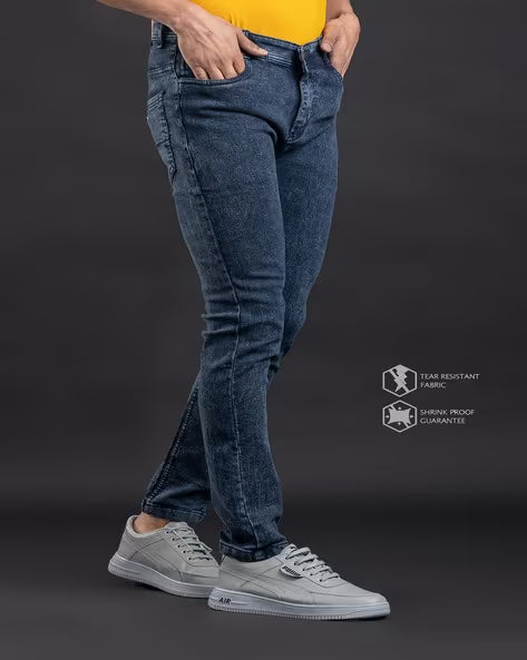 MARSH-X Men Slim Fit Jeans with 5-Pocket Styling