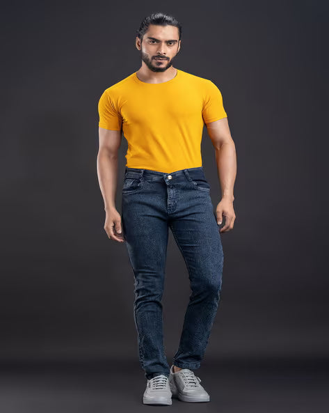 MARSH-X Men Slim Fit Jeans with 5-Pocket Styling