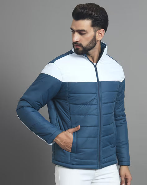 NEONOMAD Men Colourblock Regular Fit Puffer Jacket