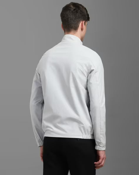 LOUIS PHILIPPE Men Regular Fit Harrington Jacket