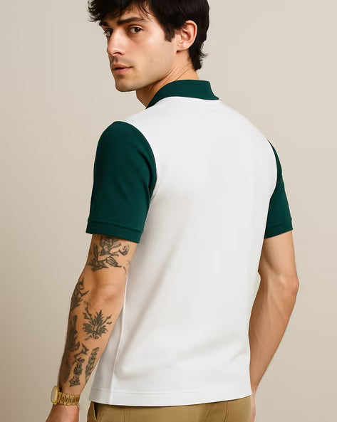 NEONOMAD Men Regular Fit Polo T-Shirt with Short Sleeves