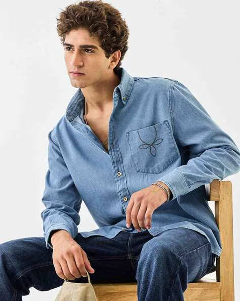 SNITCH Men Cotton Regular Fit Shirt