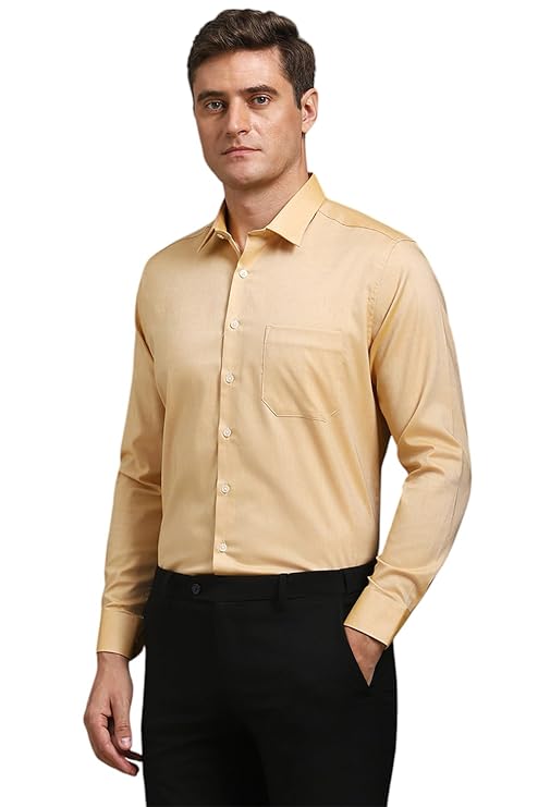Louis Philippe Men's Solid Slim Fit Shirt