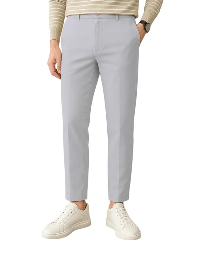 KARGEENS Formal Trousers for Men || Formal Pants for Men || Trousers for Men Formal Stretchable Slim Fit