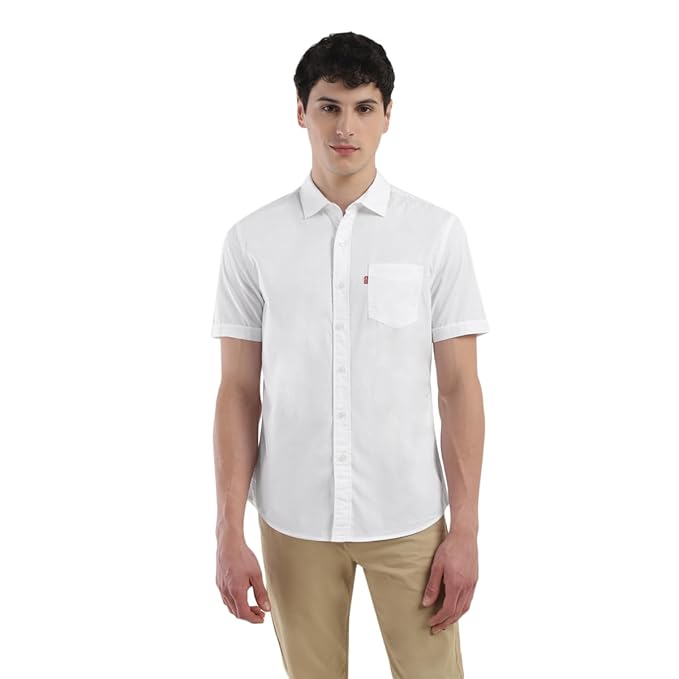 Levi's Men's Solid Slim Fit Shirt