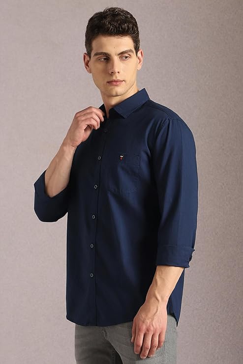 Louis Philippe Men's Slim Shirt