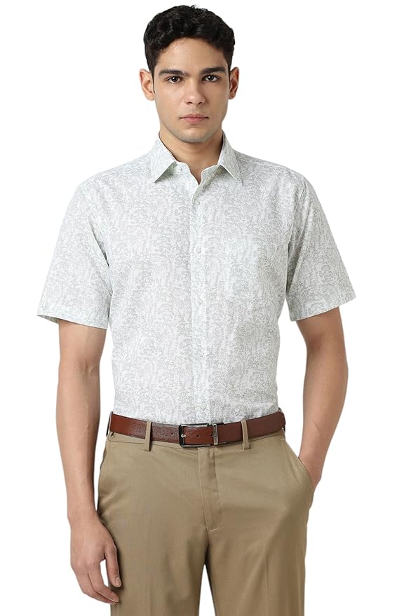 Van Heusen Men Cotton Regular Fit Shirt
