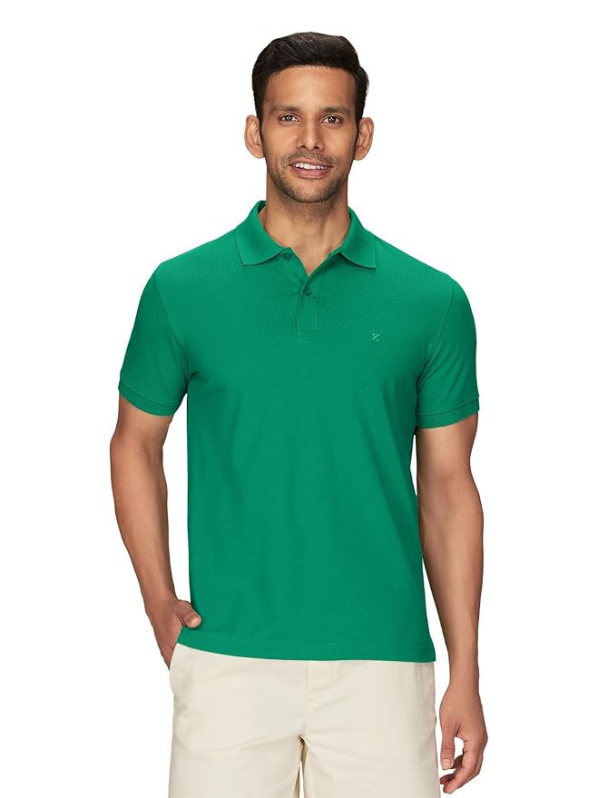 XYXX Men's Nova 100% Combed Cotton Regular Fit Polo T-Shirt