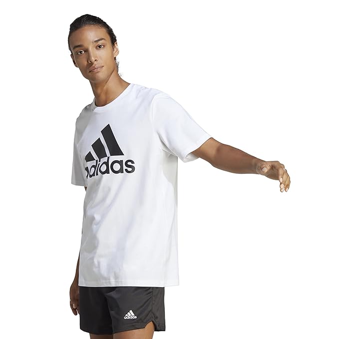 Adidas Men's 100% Cotton Regular Fit T-Shirt
