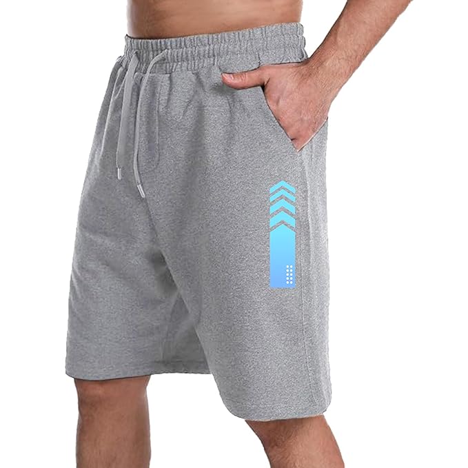 KART BLACK Plus Sizes Men's Cotton Knee Length Shorts(XXL,3XL,4XL,5XL,6XL,7XL,8XL Shorts) | Stripe Printed Shorts | Casual and Night Wear Mens Shorts