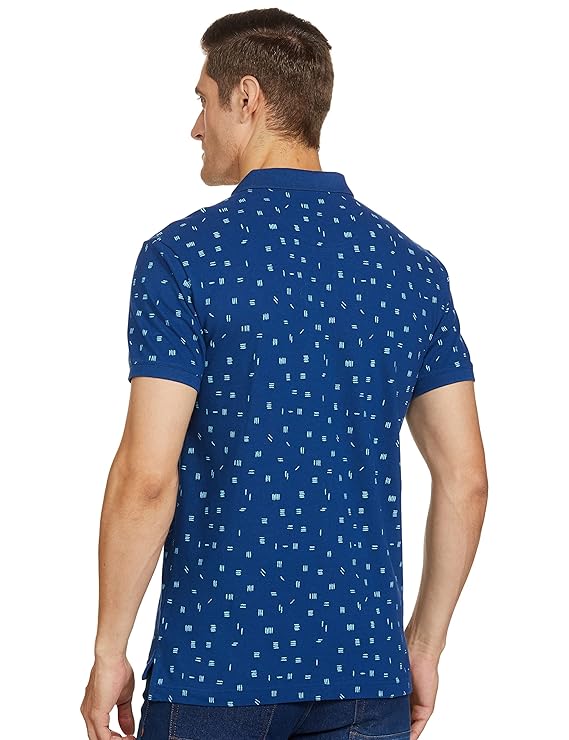 Levi's Men's Cotton Regular Fit Printed Polo T-Shirt