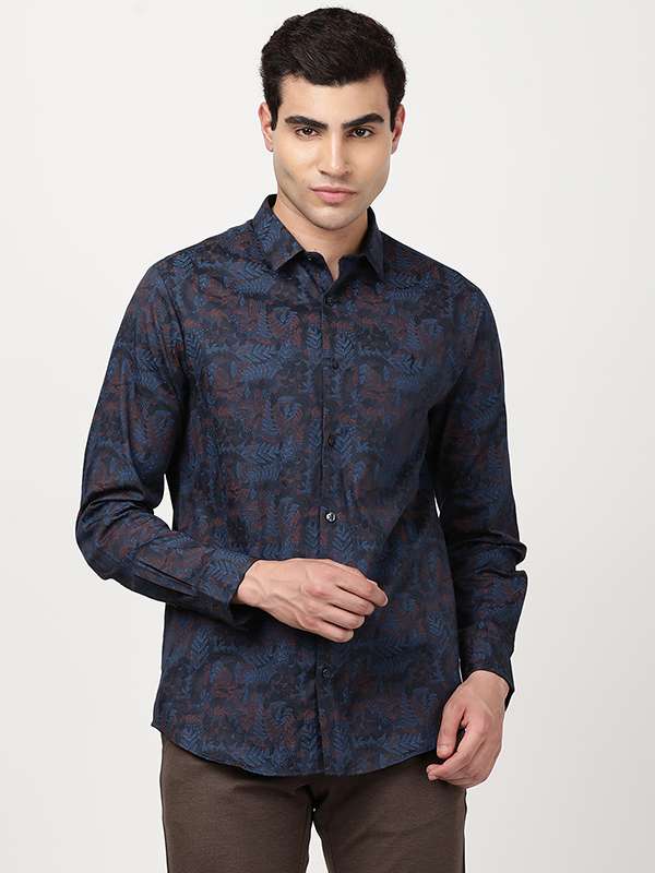 Men Printed Full Sleeve Cotton Shirt