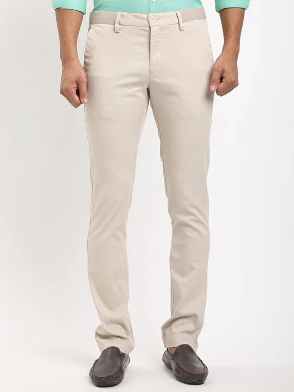 Men Brooklyn Fit Cotton Stretch Trouser