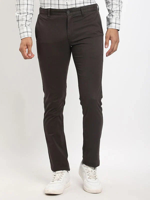Men Brooklyn Fit Cotton Stretch Trouser