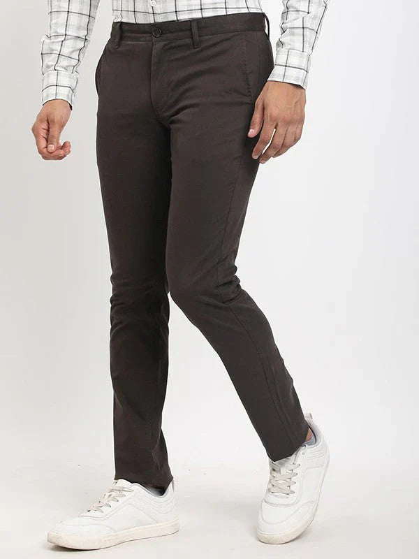Men Brooklyn Fit Cotton Stretch Trouser