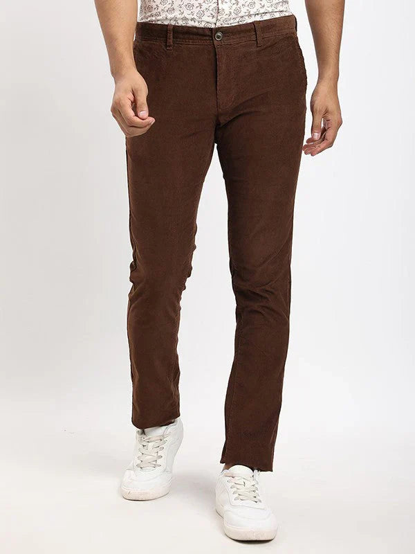 Men Brooklyn Fit Cotton Stretch Trouser