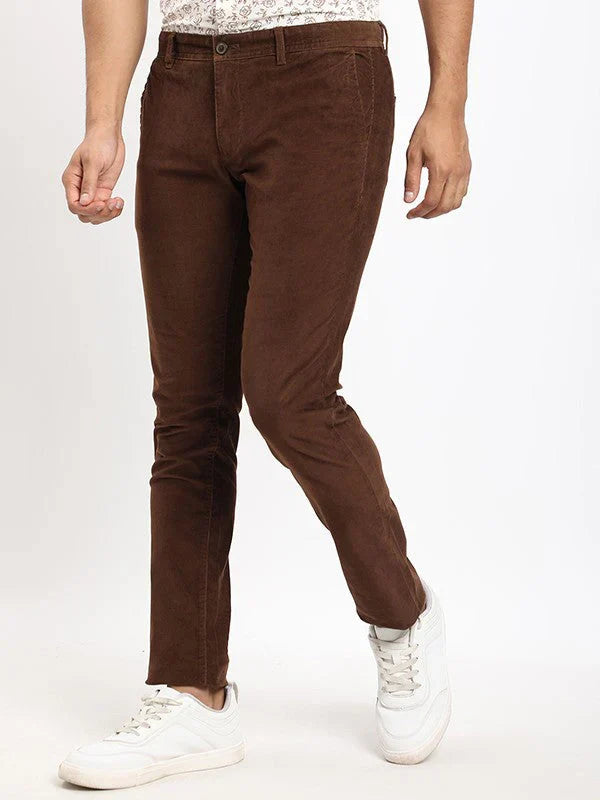 Men Brooklyn Fit Cotton Stretch Trouser
