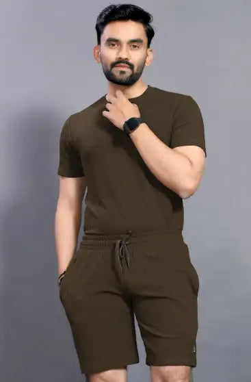 sti Tshirt Regular Shorts Co-ords Set